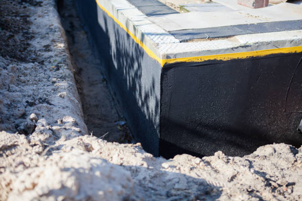 Professional Waterproofing technician working in Pendleton, SC
